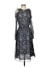 MICHAEL Michael Kors Paisley Blue Cocktail Dress Size XS - photo 1