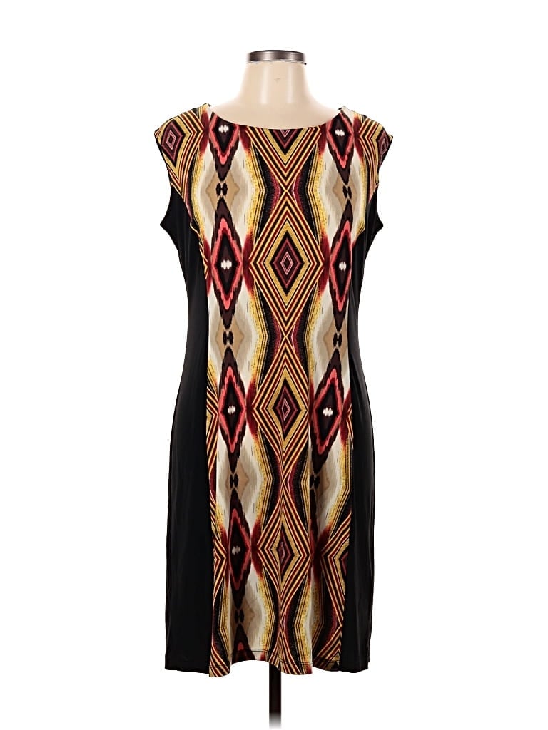 Pre-owned Ronni Nicole Cocktail Dress In Brown