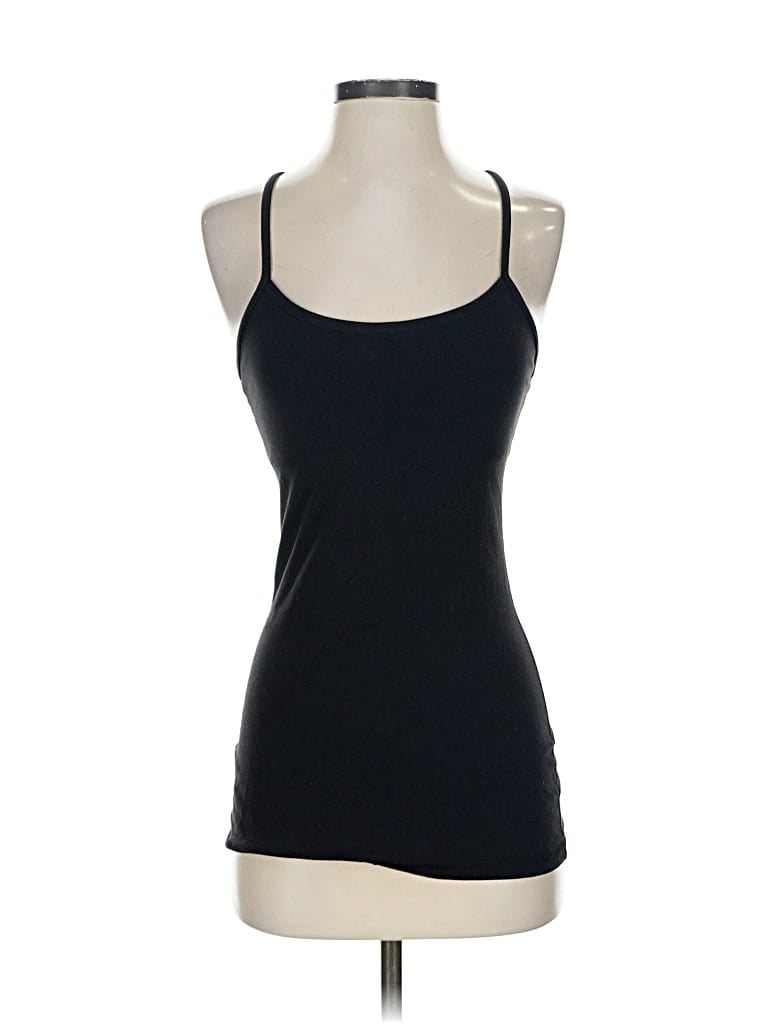 Pre-owned Lululemon Athletica Tank Top Black Halter Neckline Tops