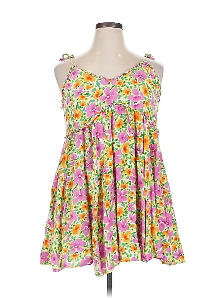 Pre-owned Patrons Of Peace Casual Dress In Yellow