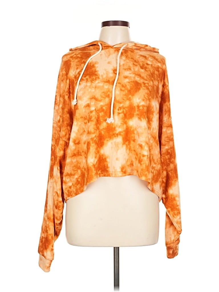 Pre-owned Double Zero Pullover Hoodie In Orange