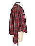 Varsity 100% Cotton Plaid Red Long Sleeve Button-Down Shirt Size L - photo 4