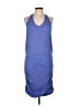 Athleta Solid Blue Casual Dress Size L - photo 1