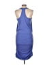 Athleta Solid Blue Casual Dress Size L - photo 2