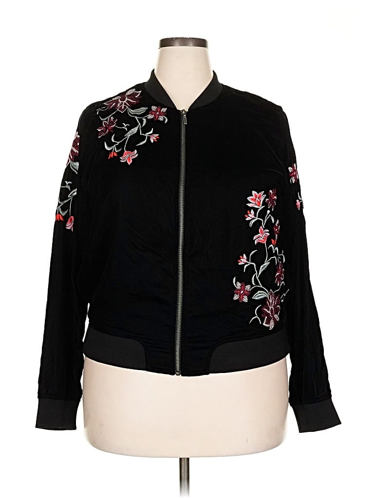 Pre-owned A.n.a. A New Approach Cardigan Sweater In Black