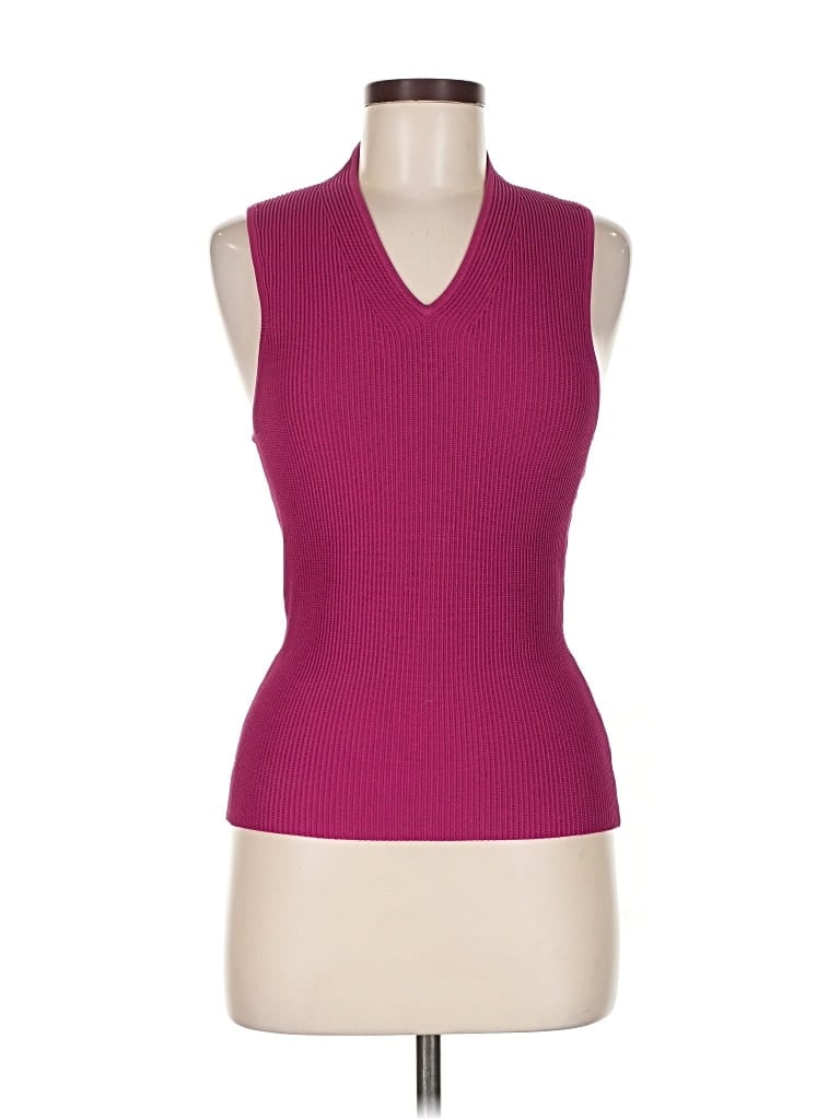 Pre-owned Babaton Sweater Vest In Pink