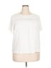 Belldini White Short Sleeve Blouse Size 2X - photo 1