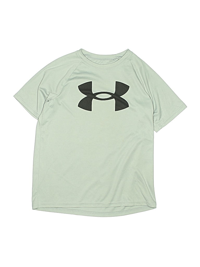Click to view more detailed imagery on our partner's website Pre-owned Under Armour Kids' Active T-shirt In Green