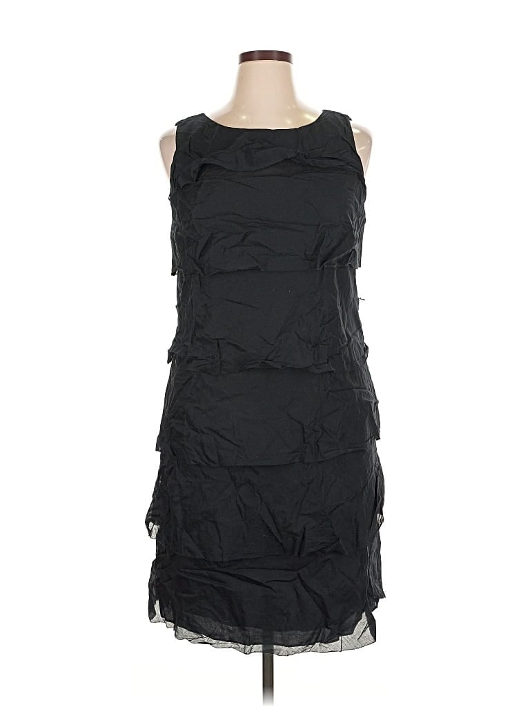 Pre-owned Talbots Casual Dress In Black