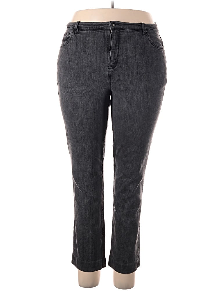 Pre-owned Gloria Vanderbilt Jeans In Gray