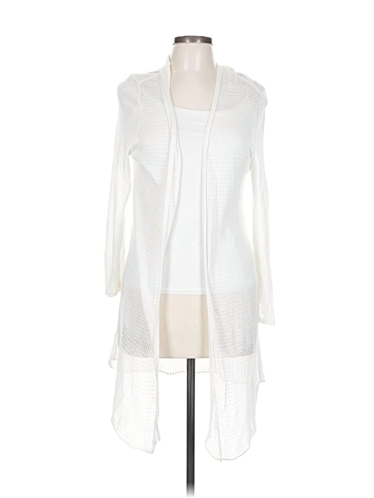 ALFANI Pre-owned Cardigan Sweater In White