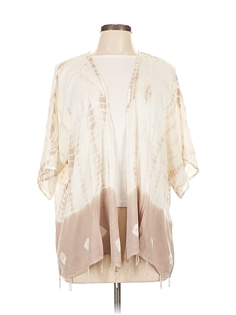 Pre-owned Soft Surroundings Kimono In White