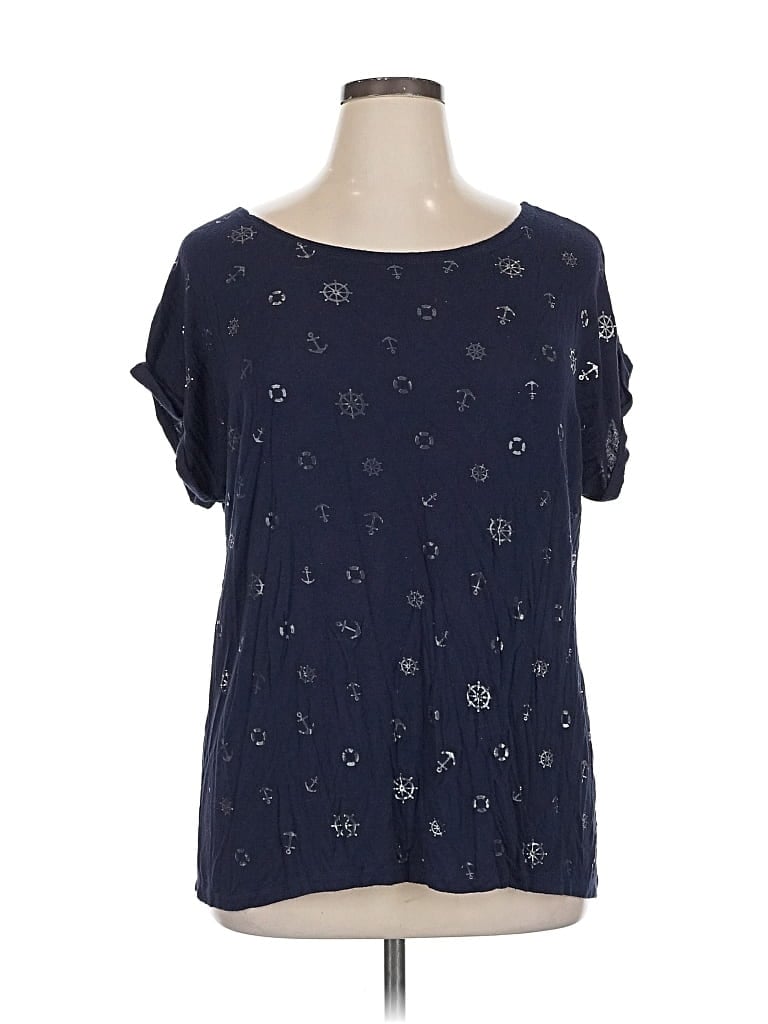 Pre-owned W5 Short Sleeve T-shirt In Blue