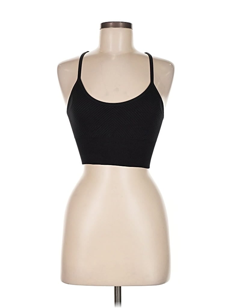 PRO-FIT Pre-owned Tank Top Black Halter Neckline Tops
