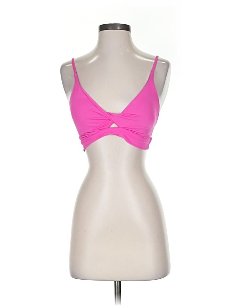 Pre-owned Carve Designs Sports Bra In Pink