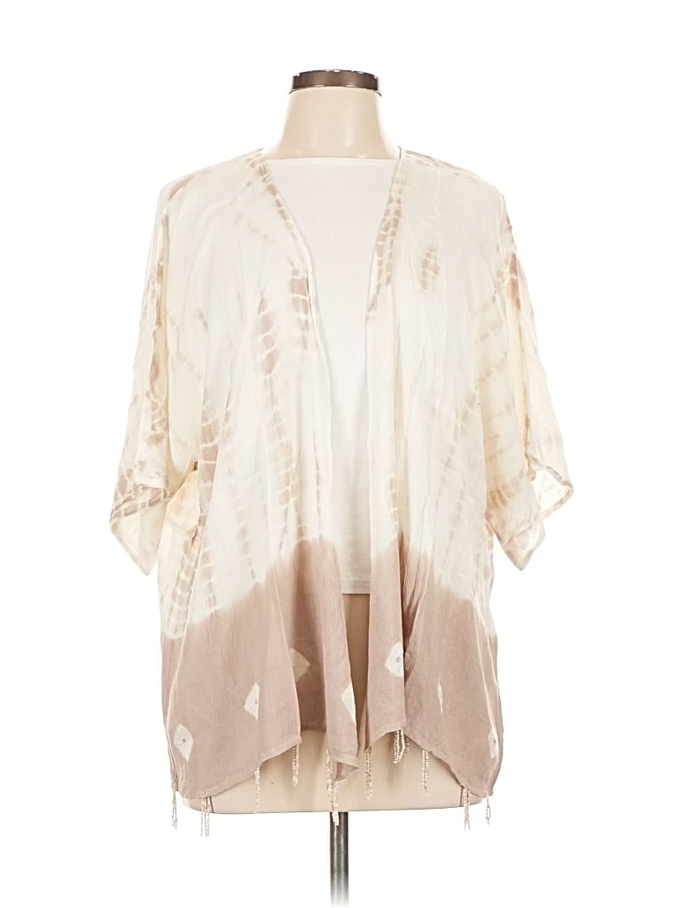 Pre-owned Soft Surroundings Kimono In White