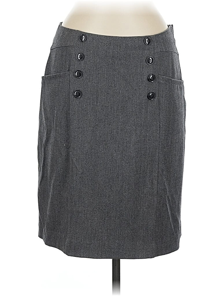 H&M Pre-owned Formal Skirt In Gray