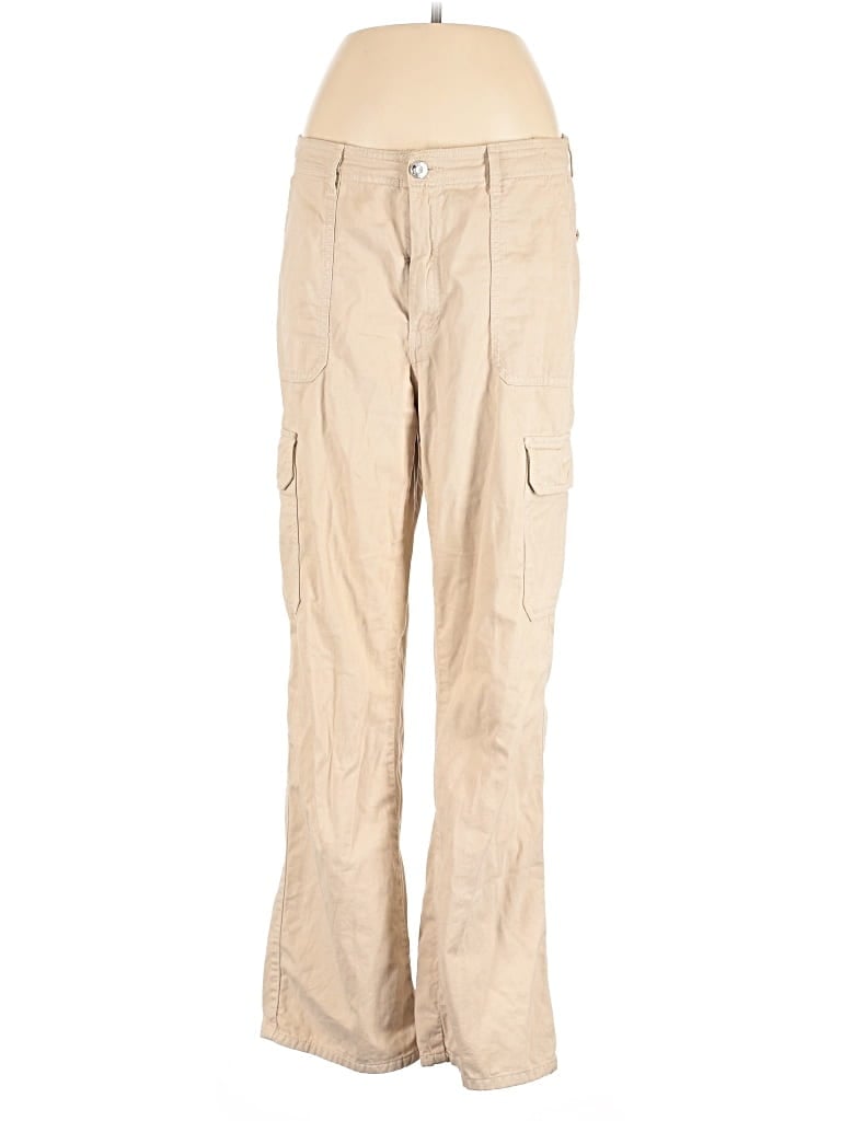 Pre-owned Zara Cargo Pants In Brown