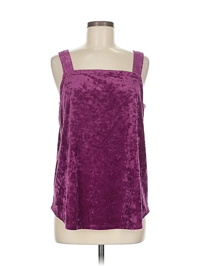 Click to view more detailed imagery on our partner's website Pre-owned Jjill Sleeveless Blouse In Purple