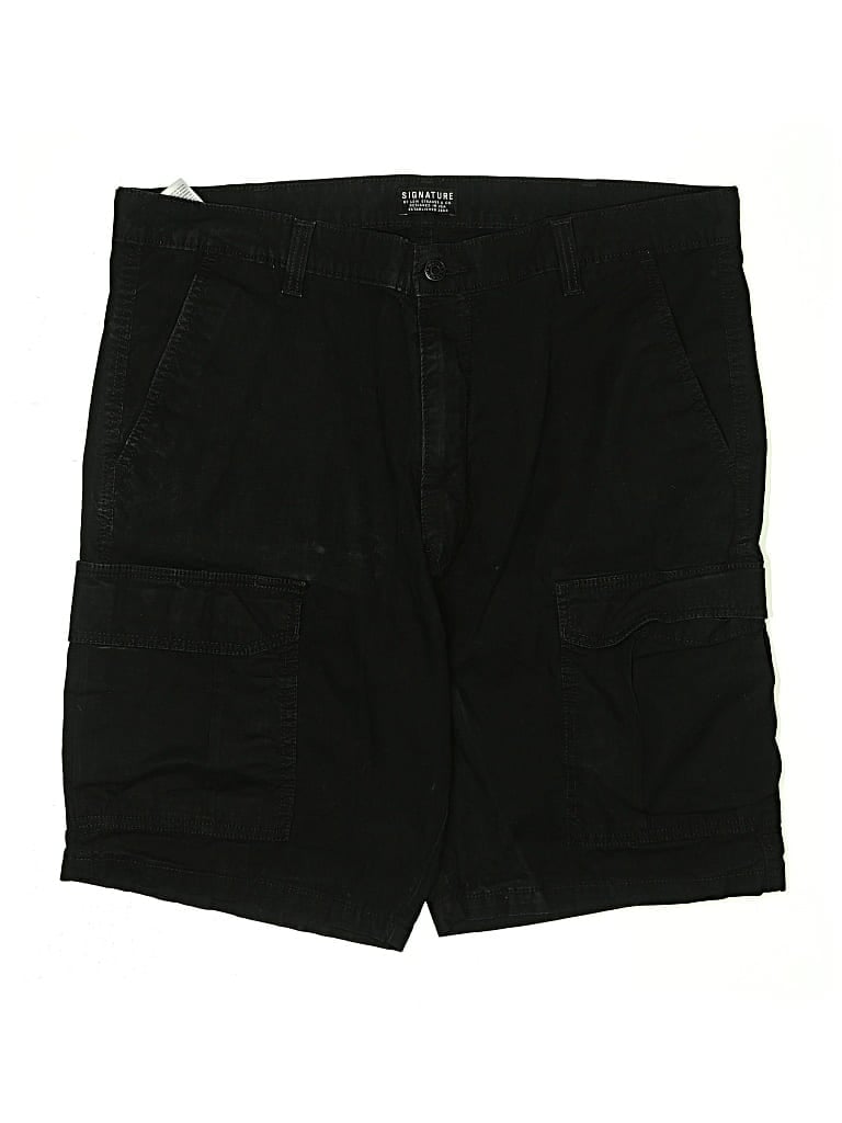 Pre-owned Levi Strauss Signature Cargo Shorts In Black