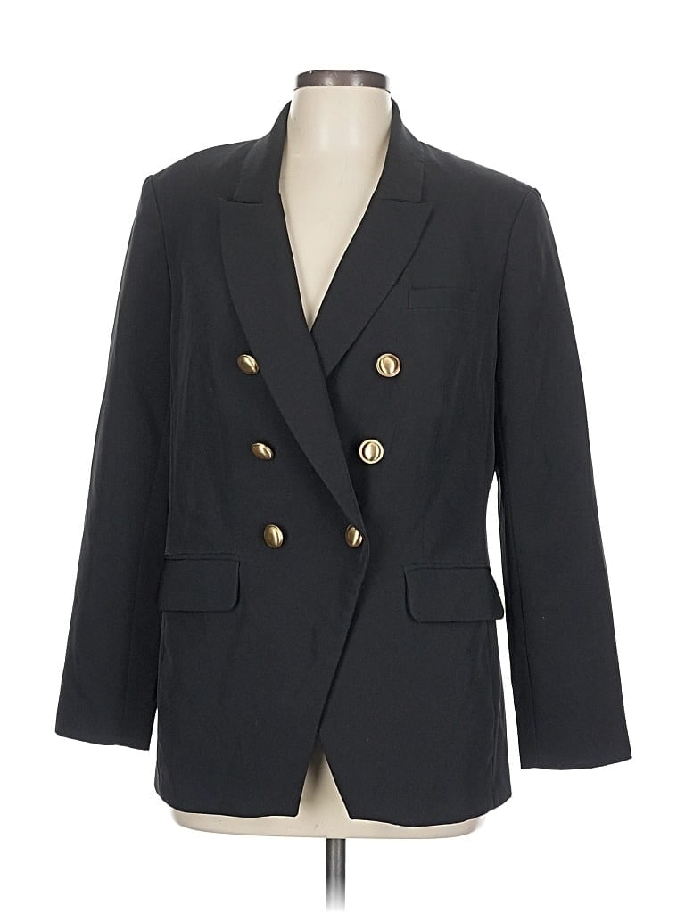 Pre-owned Express Blazer Jacket In Black