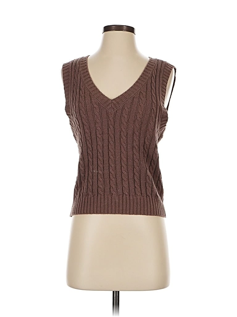 Pre-owned Bp. Sweater Vest In Brown