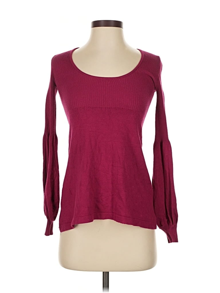 Pre-owned Frederick's Of Hollywood Pullover Sweater In Burgundy