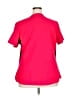 Revel Color Block Red Short Sleeve Blouse Size 2X - photo 2