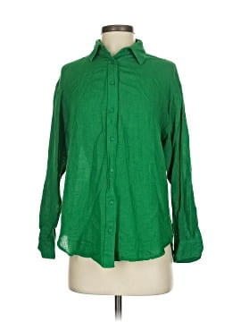 Stradivarius Long Sleeve Button Down Shirt