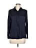 Zara Basic Blue Long Sleeve Button-Down Shirt Size M - photo 1