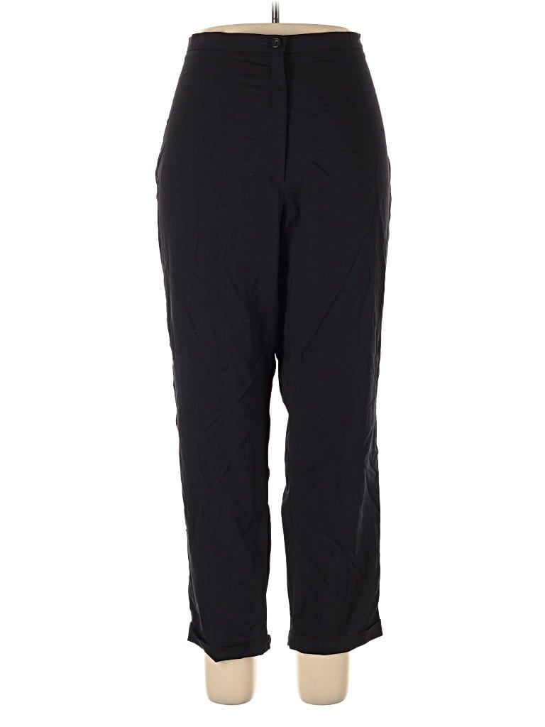 Pre-owned Façonnable Wool Pants In Black