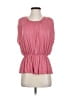 Mason 100% Rayon Pink Sleeveless Blouse Size P (petite) - photo 1