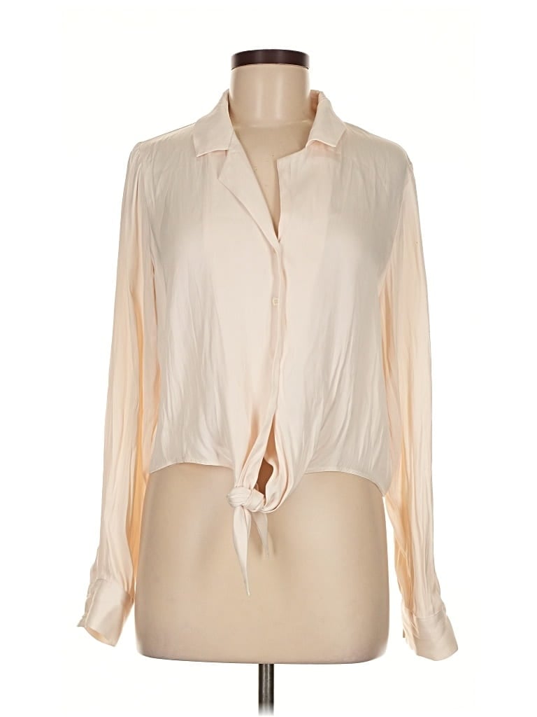 Click to view more detailed imagery on our partner's website Pre-owned Rachel Zoe Tjx Long Sleeve Blouse In White
