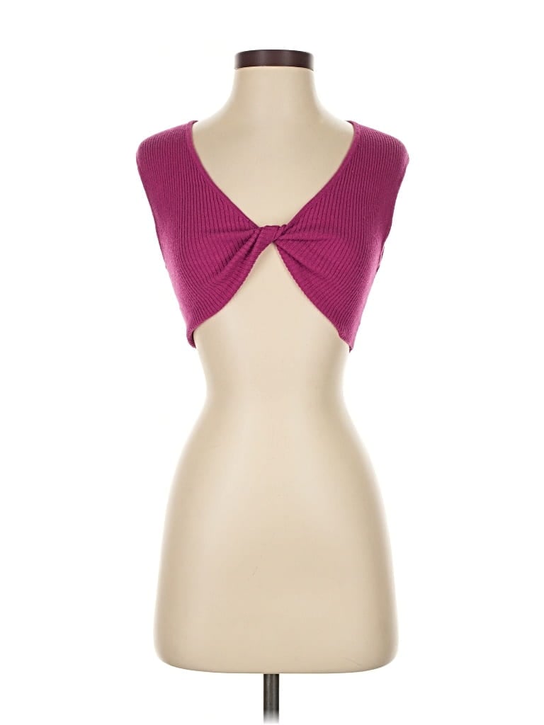 Click to view more detailed imagery on our partner's website Pre-owned Wild Fable Sleeveless Top Pink Strapless Neckline Tops