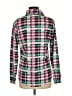 Unbranded Plaid Pink Long Sleeve Blouse Size M - photo 2