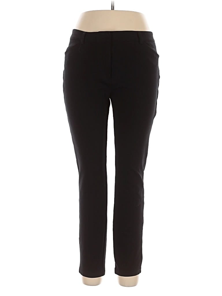 Pre-owned Calvin Klein Active Pants In Black