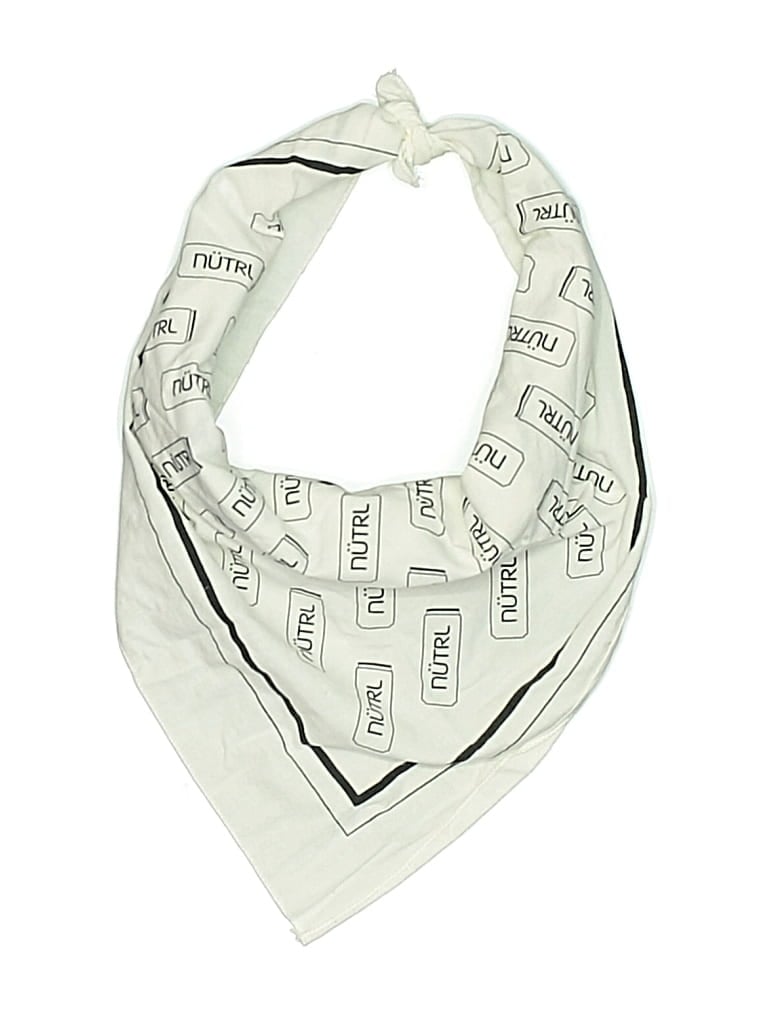 Pre-owned Assorted Brands Scarf In White