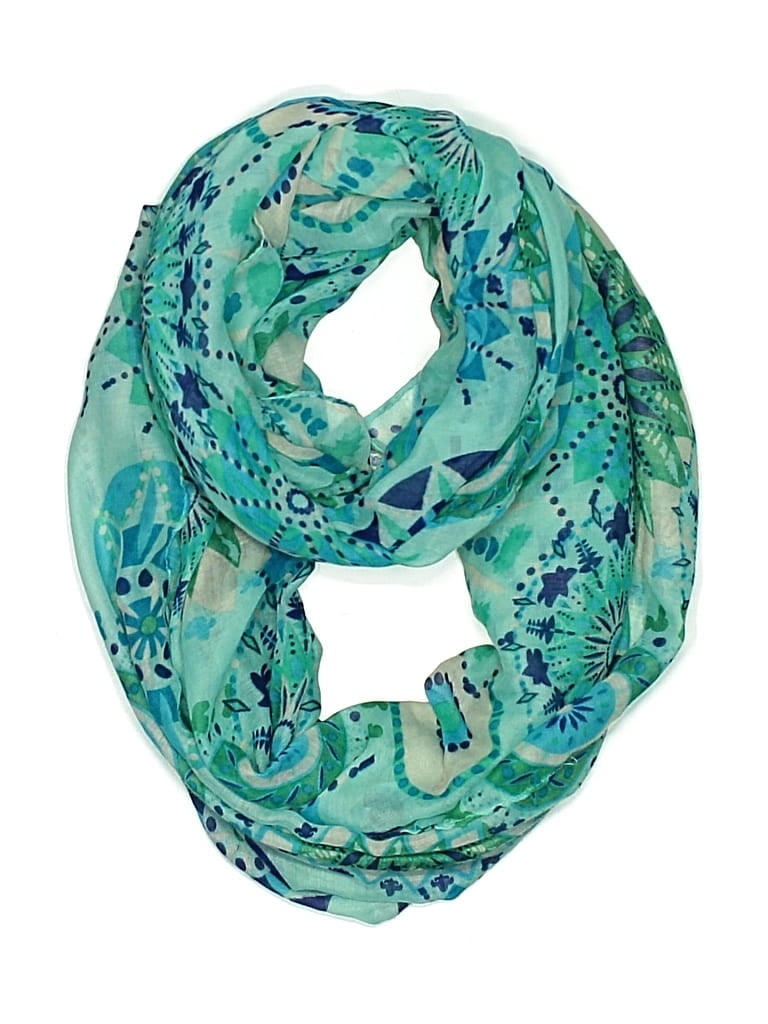 Pre-owned Unbranded Scarf In Blue