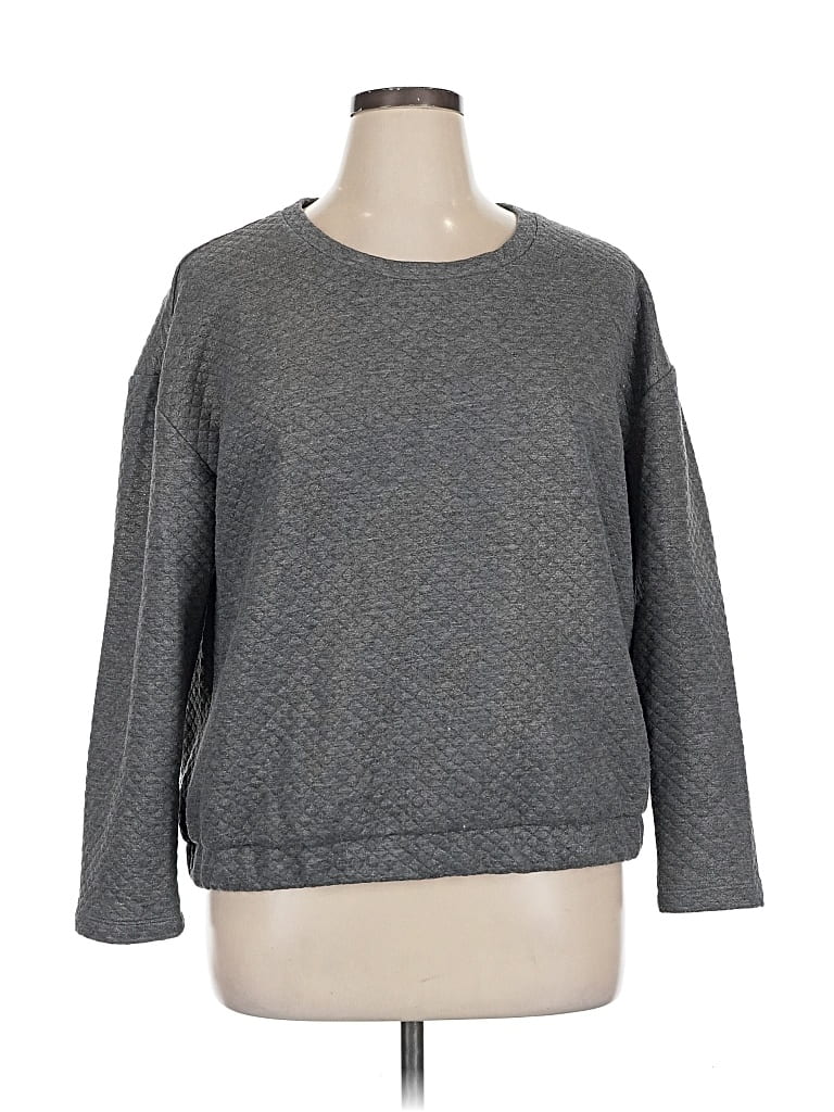 LIZ CLAIBORNE Pre-owned Pullover Sweater In Gray