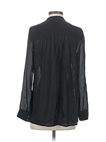 Vince. Long Sleeve Silk Top (view 2)