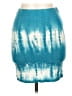 Aria Tie-dye Teal Casual Skirt Size L - photo 2