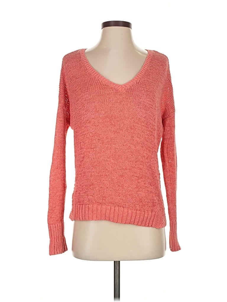 Pre-owned Ann Taylor Loft Pullover Sweater In Pink