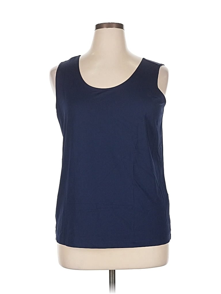 Pre-owned Chico's Sleeveless T-shirt In Blue