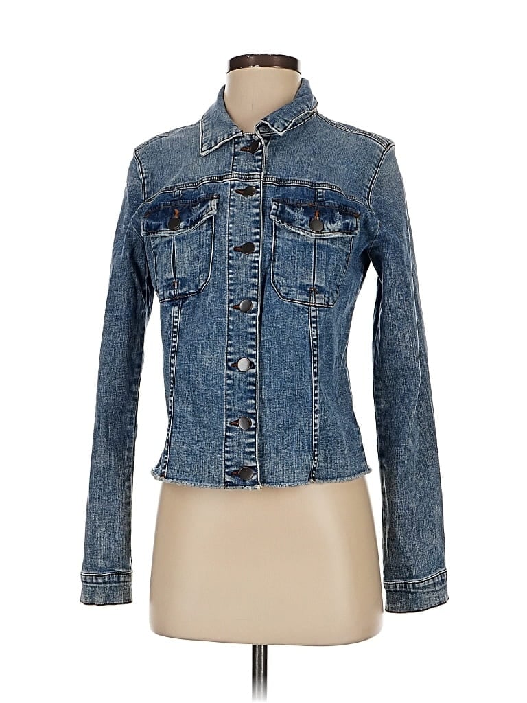 Pre-owned Kut From The Kloth Denim Jacket In Blue