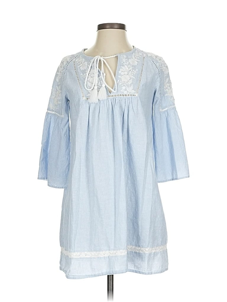 Pre-owned Trafaluc By Zara Casual Dress In Blue