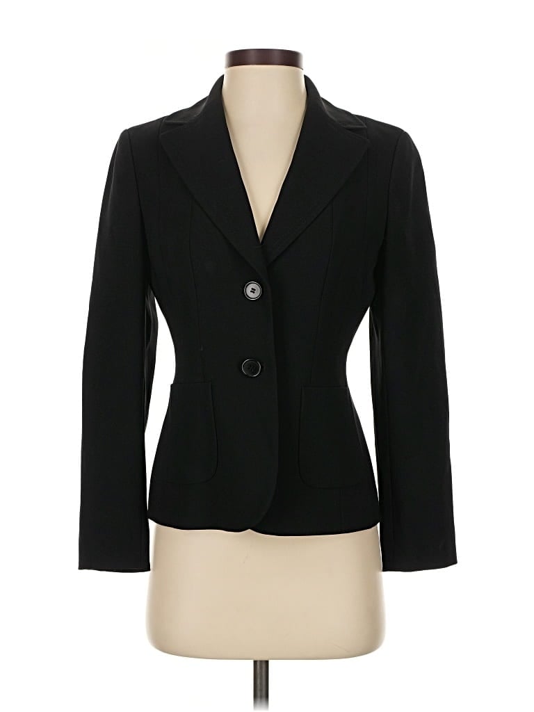 Pre-owned Ann Taylor Blazer Jacket In Black