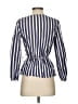 J.Crew 100% Cotton Stripes Blue 3/4 Sleeve Blouse Size 2 - photo 2