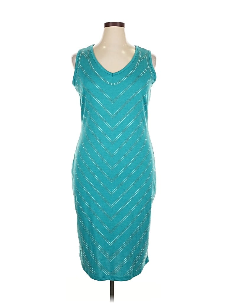 Ashley Stewart Casual Dress In Blue