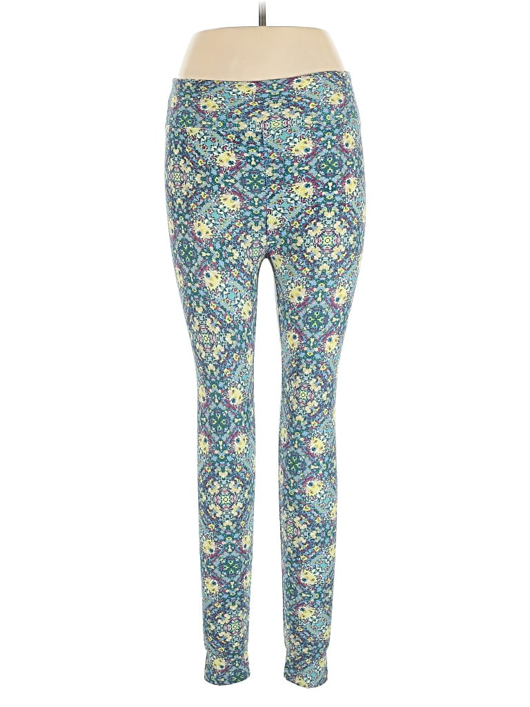 Pre-owned Lularoe Leggings In Blue