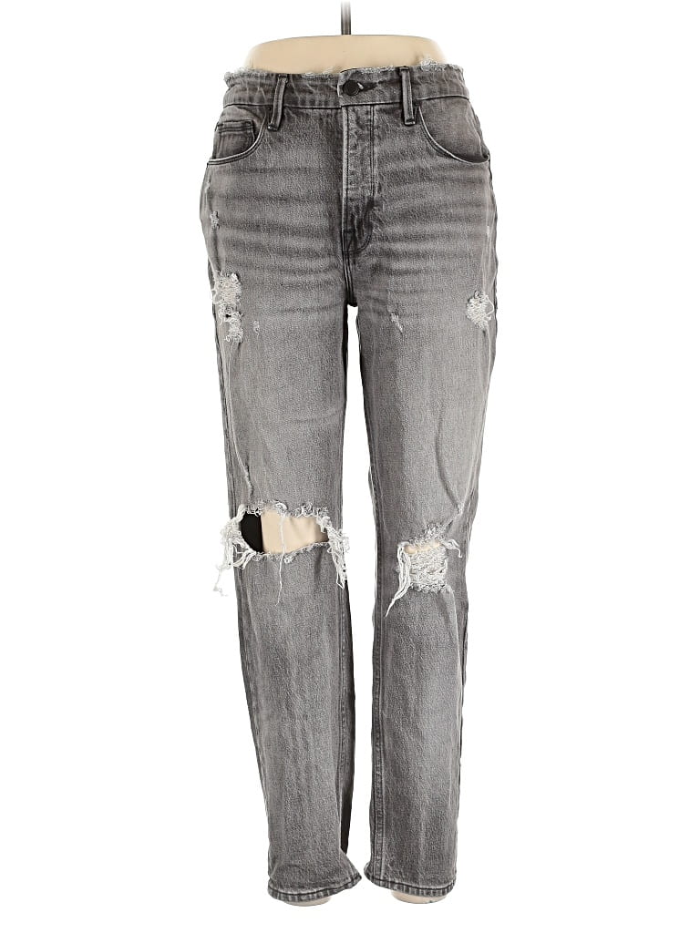 Pre-owned Good American Jeans In Gray